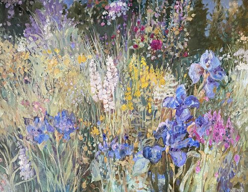 Breathing in summer di Nadezda Stupina, Pittura in vendita su Singulart