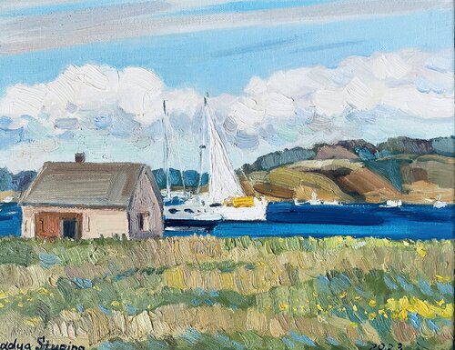 Summer in Stavern by Nadezda Stupina, 회화 for Sale on Singulart