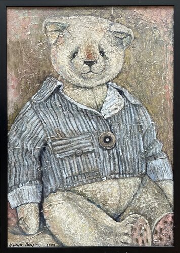 Portrait of polar bear par Nadezda Stupina, Peinture en vente sur Singulart