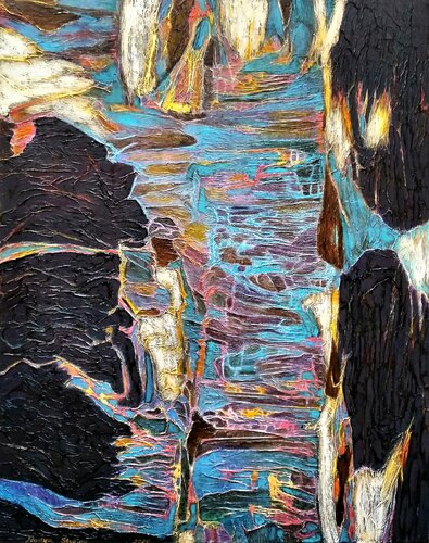 Northern legends.River van Nadezda Stupina, Schilderij te koop op Singulart