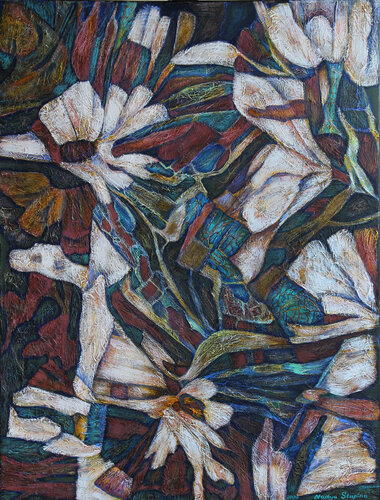 Norhern legends.White expansion van Nadezda Stupina, Schilderij te koop op Singulart