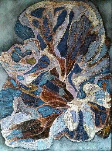 Nothern legend.End of winter. van Nadezda Stupina, Schilderij te koop op Singulart