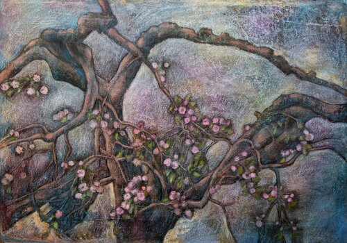 Ode to spring par Nadezda Stupina, Œuvre sur papier en vente sur Singulart