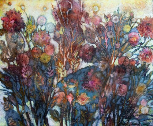 Under the yellow  sky van Nadezda Stupina, Schilderij te koop op Singulart