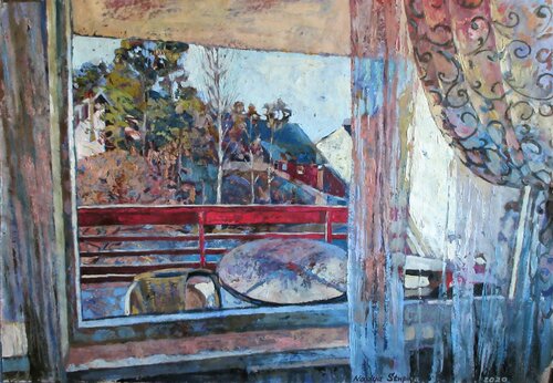 The sun in my house.Sun on the terrace. Nadezda Stupina