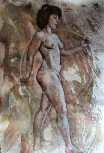 Nude.Vintage 2 by Nadezda Stupina, Work on Paper for Sale on Singulart