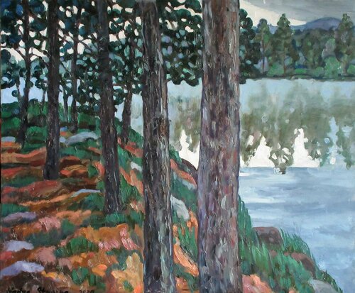 Fog over Rørvannet Nadezda Stupina