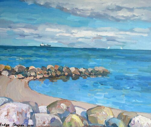 Fredericia . Beach. Nadezda Stupina