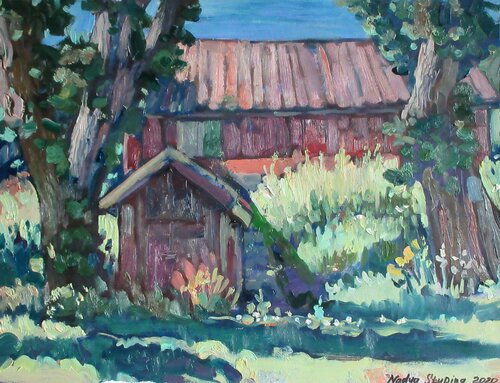 Summer shadows di Nadezda Stupina, Opera su carta in vendita su Singulart