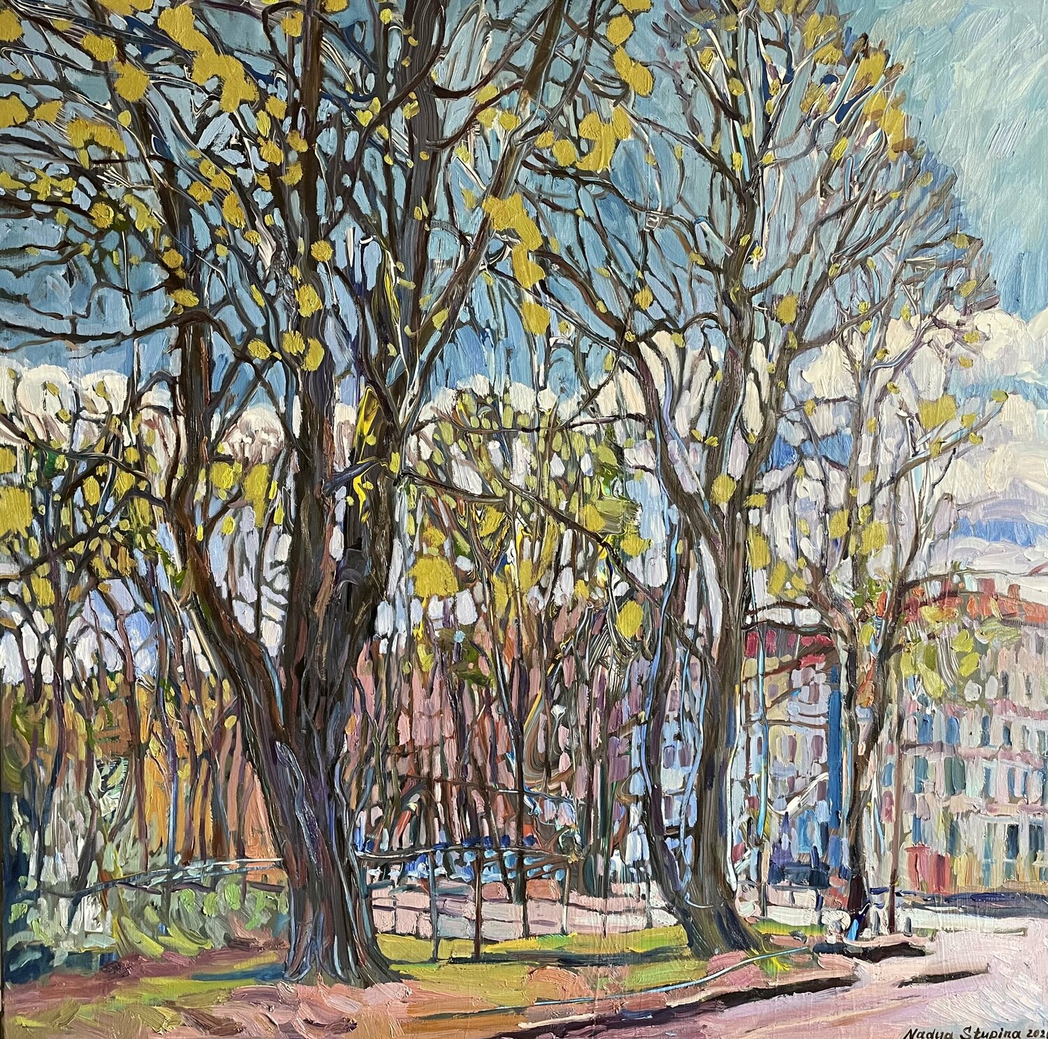 Spring in the city. Nadezda Stupina