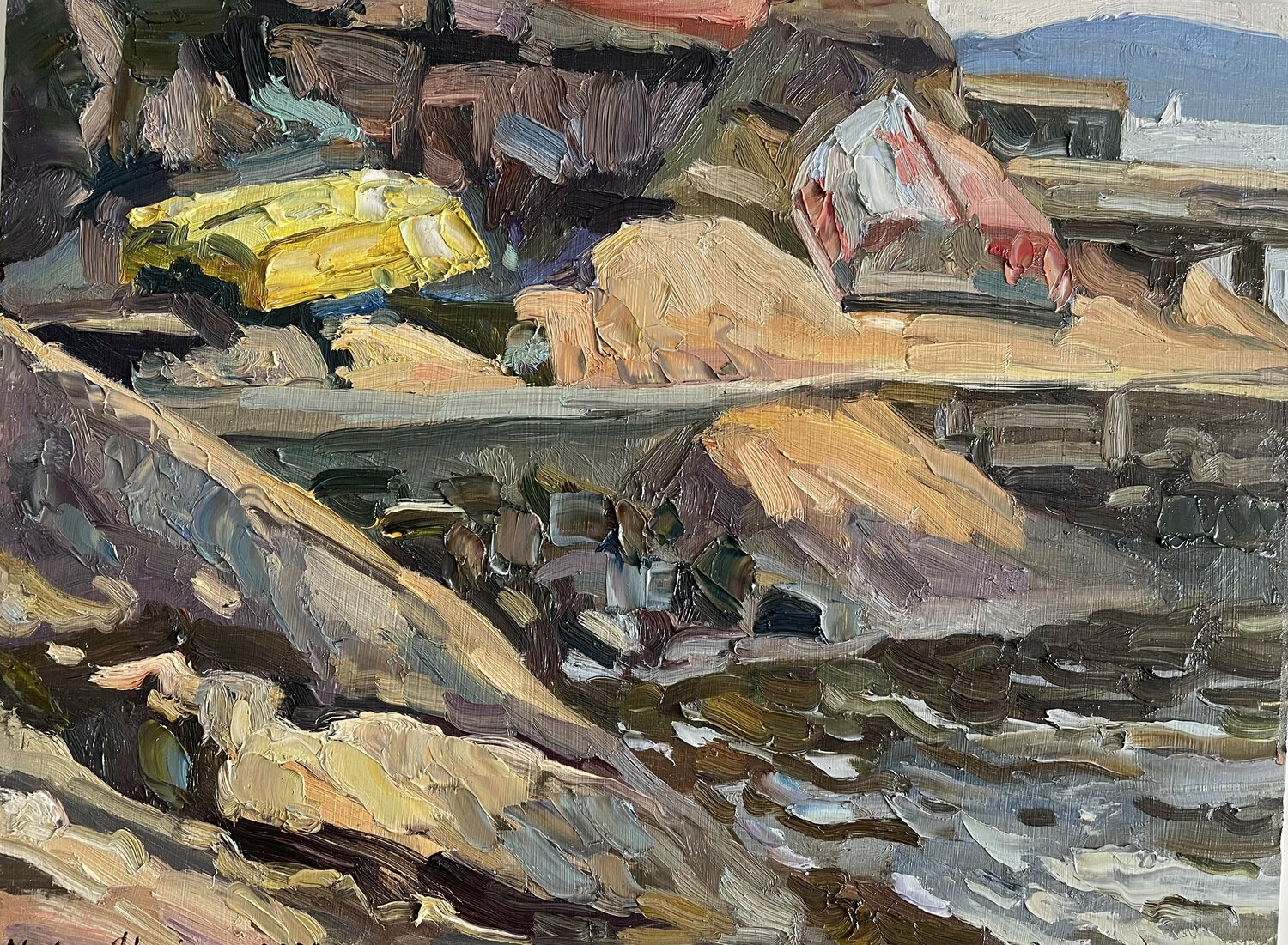 Two boats on the shore. Nadezda Stupina