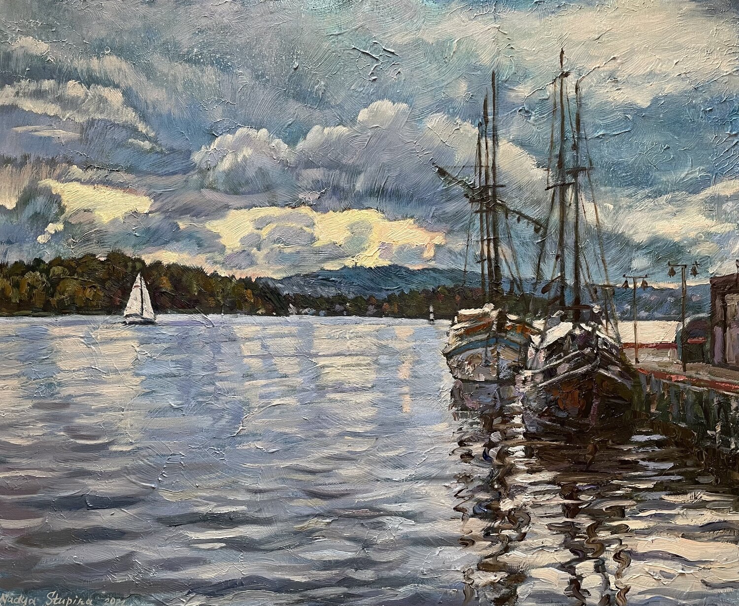 Autumn clouds over Aker brygge Nadezda Stupina