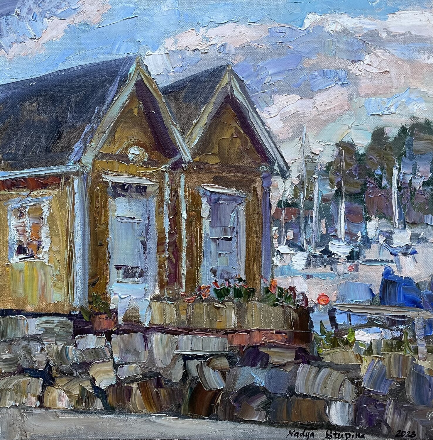 Boat houses Nadezda Stupina