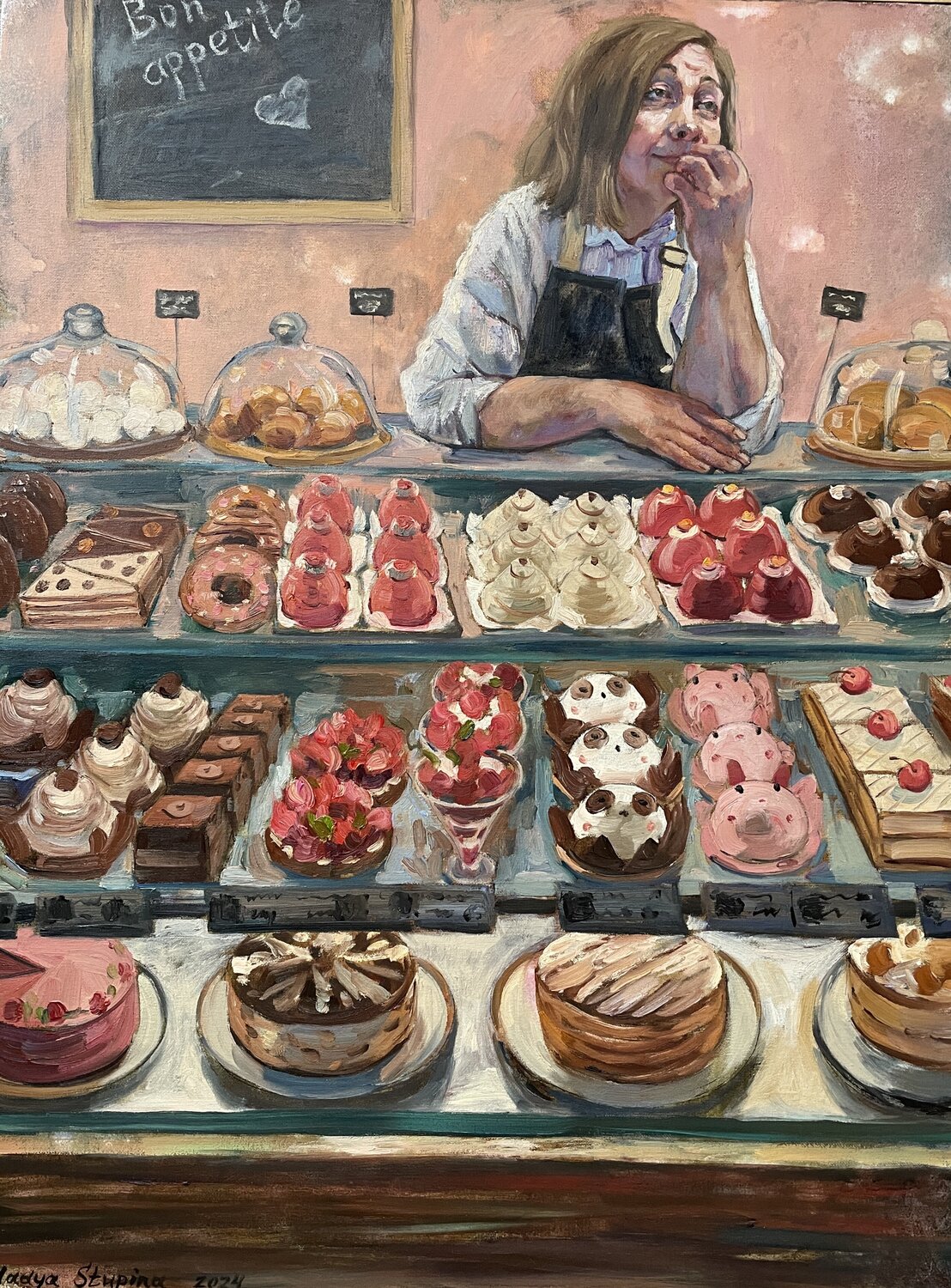 Bon appetite (self-portrait) Nadezda Stupina