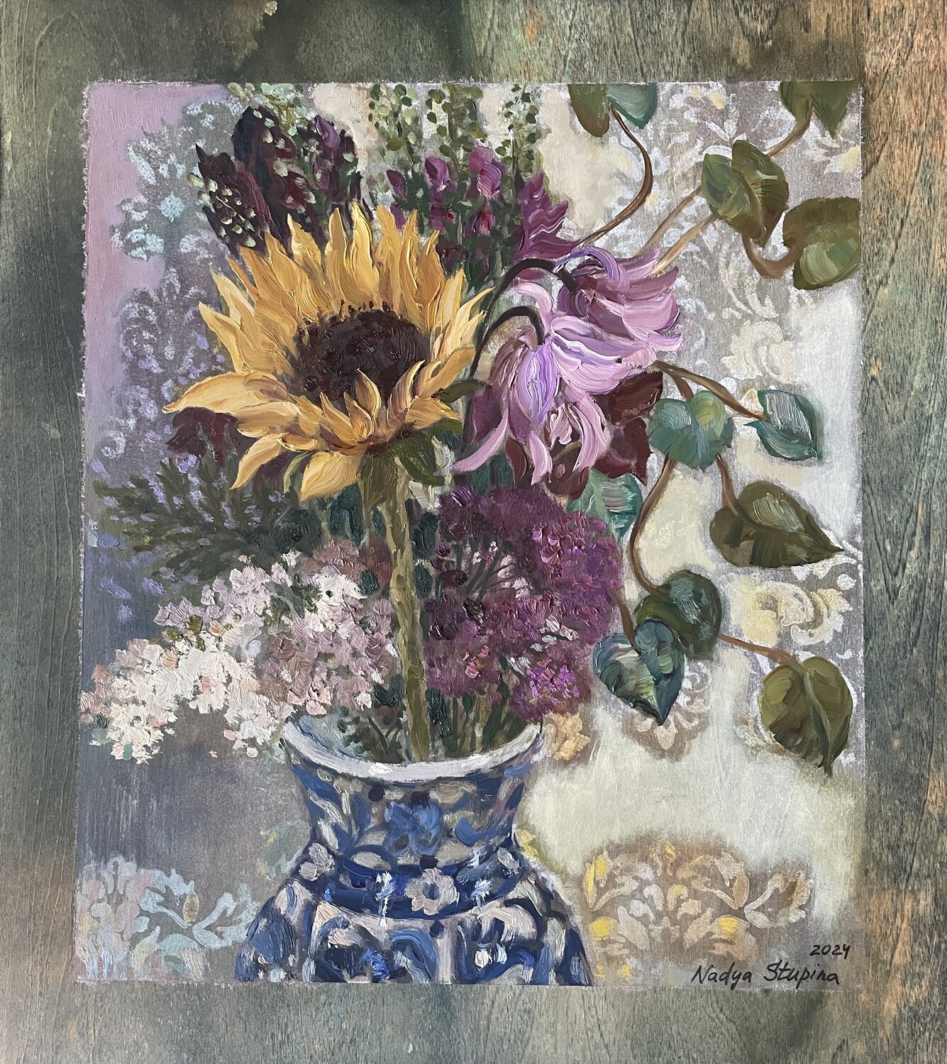 Bouquet with sunflower Nadezda Stupina