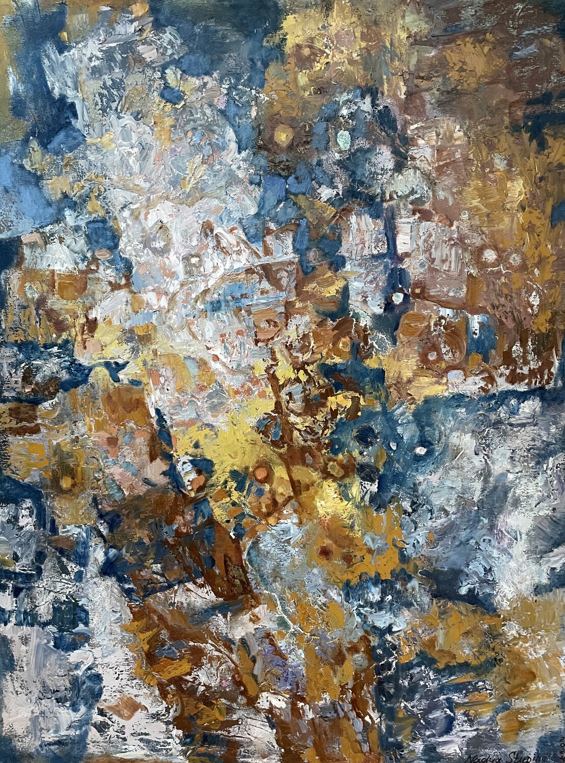 Blue abstract Nadezda Stupina