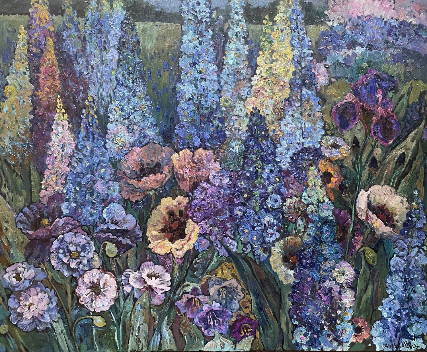Blue evening Nadezda Stupina