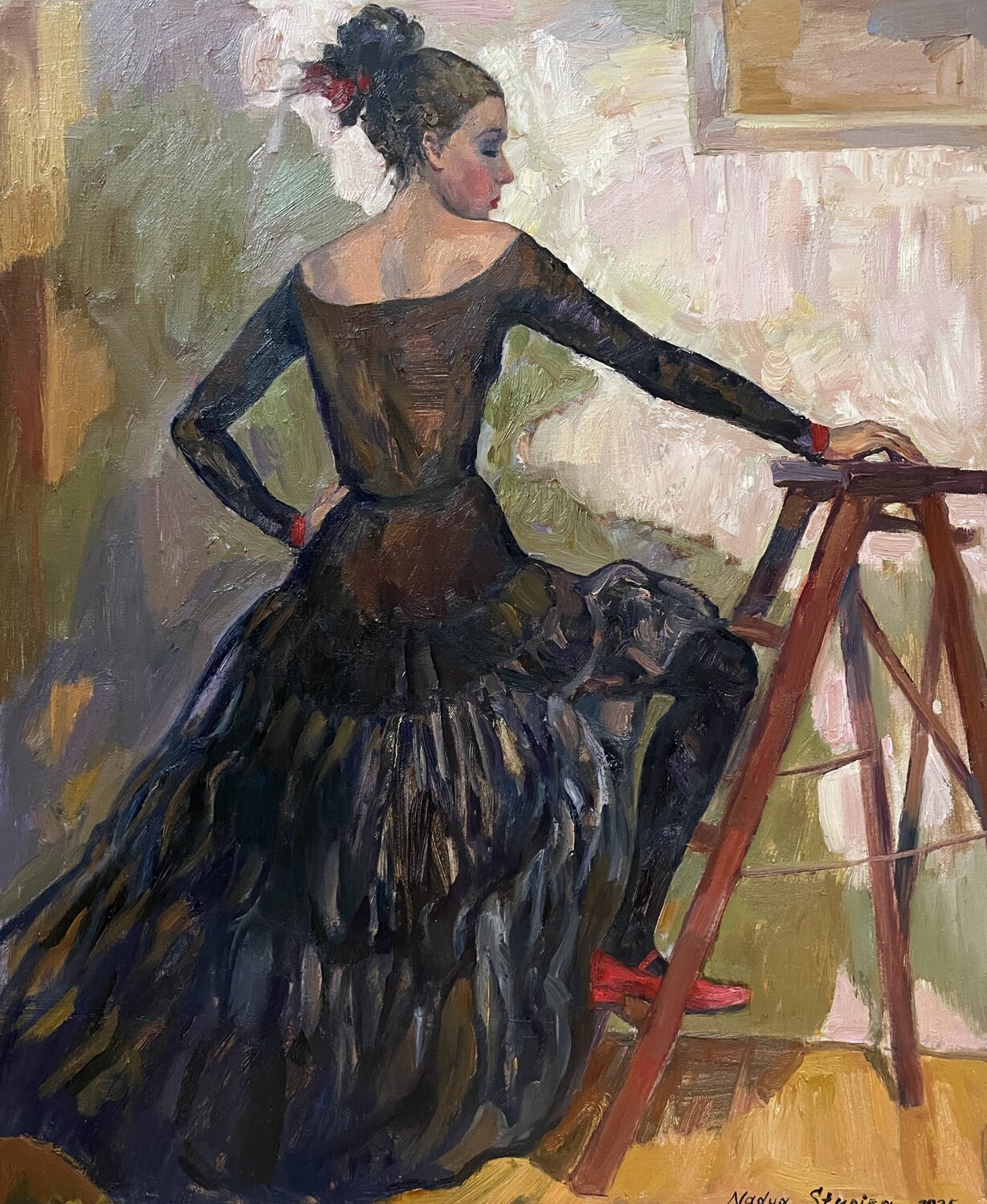 Charlotte in the image of Carmen Nadezda Stupina Originalgemälde zu verkaufen