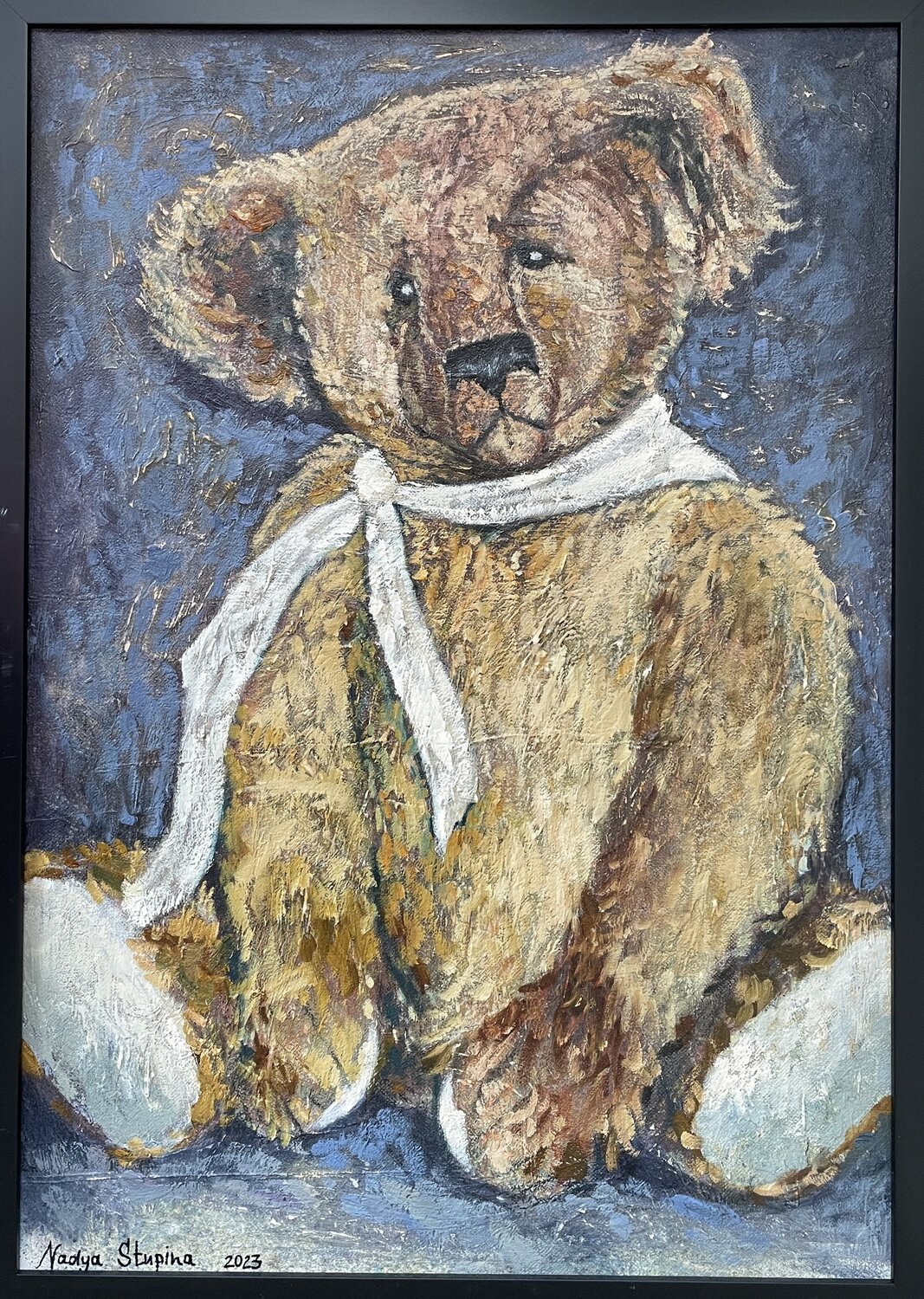 An old friend Nadezda Stupina Original painting for sale