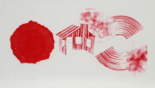 Hot Lake (2nd State) di James Rosenquist, Stampa in vendita su Singulart