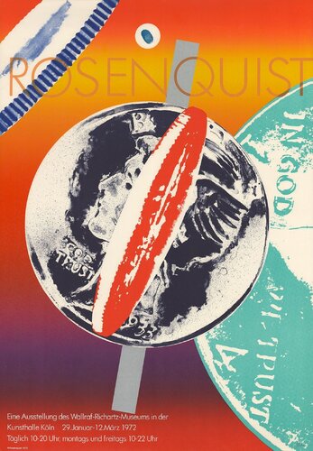 Spinning Faces in Space van James Rosenquist, Afdruk te koop op Singulart
