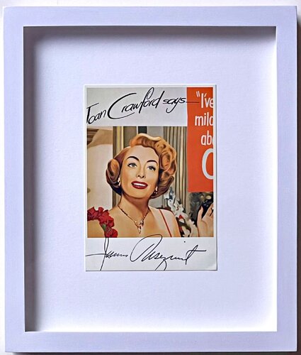 Art Card: "Joan Crawford Says", 1964 (hand signed by James Rosenquist) von James Rosenquist, Druck kaufen auf Singulart