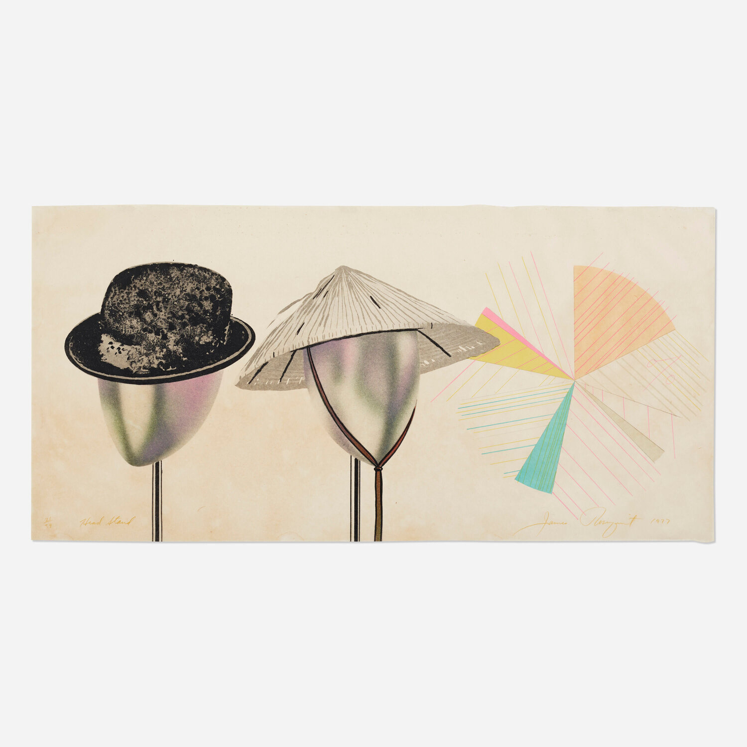 Head Stand James Rosenquist