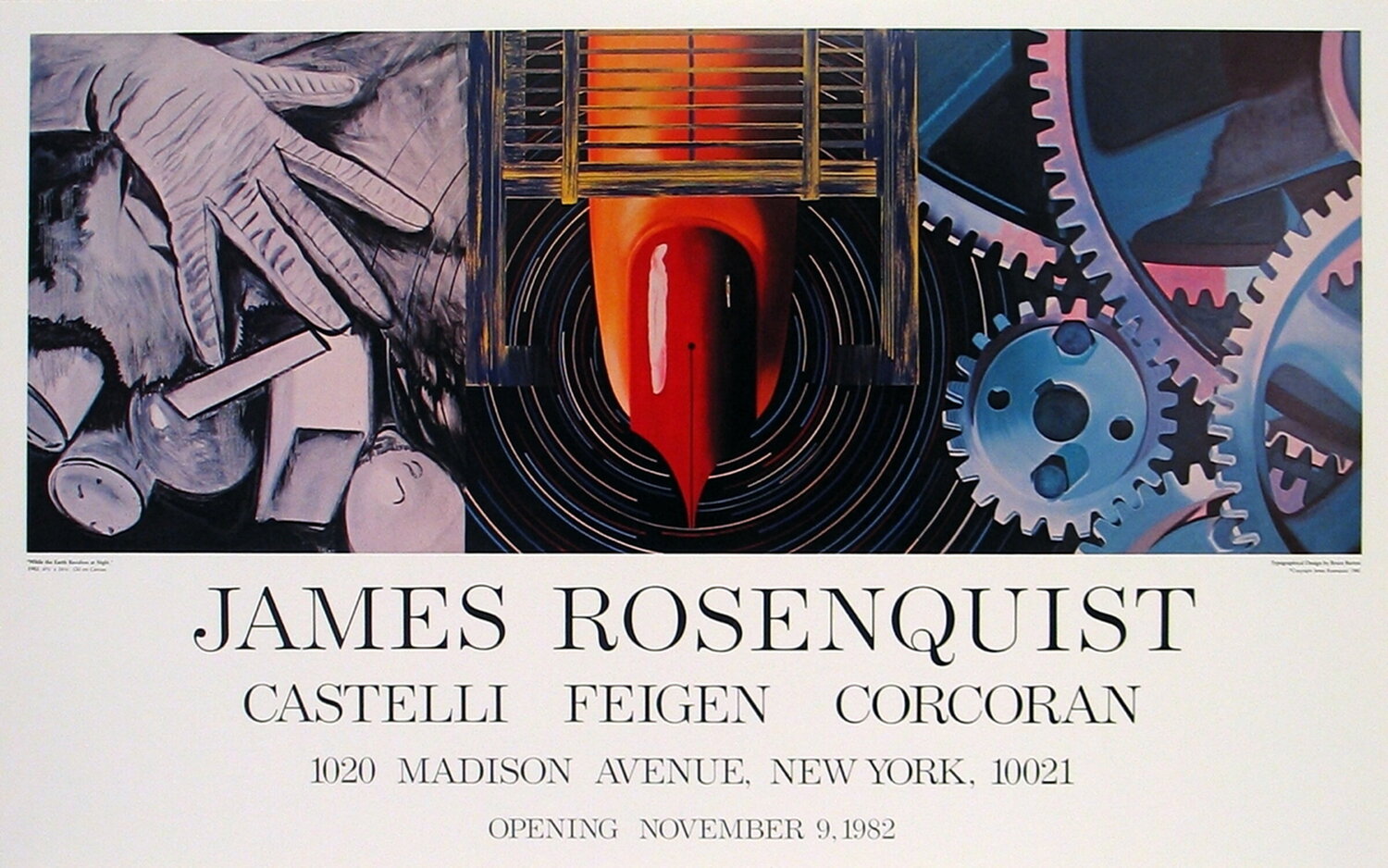 While the Earth Revolved at Night James Rosenquist Impresión en venta