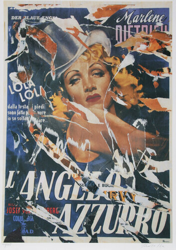 Made to Order Love (Marlene Dietrich) von Mimmo Rotella, Druck kaufen auf Singulart