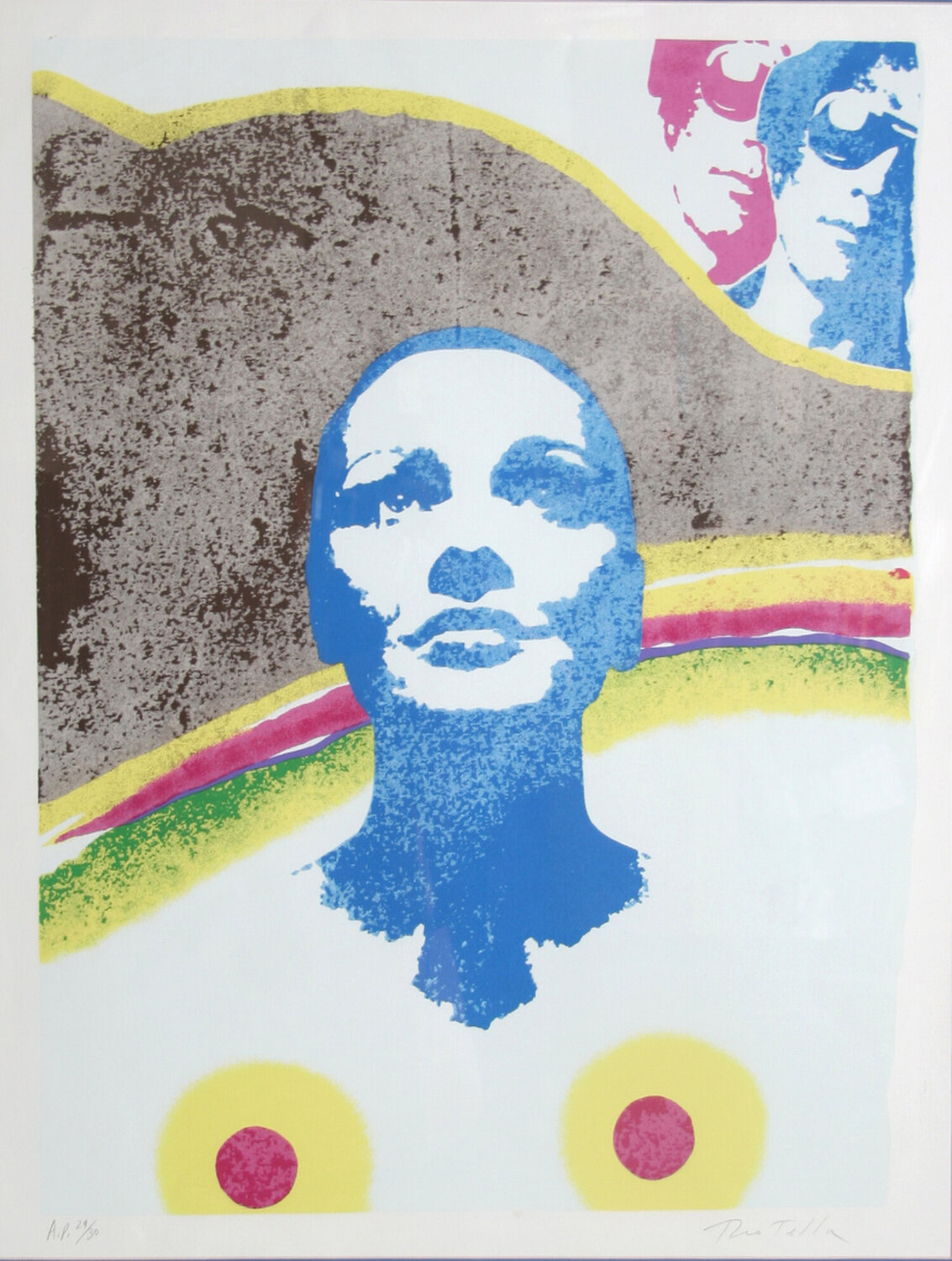 The Look Mimmo Rotella Stampa in vendita