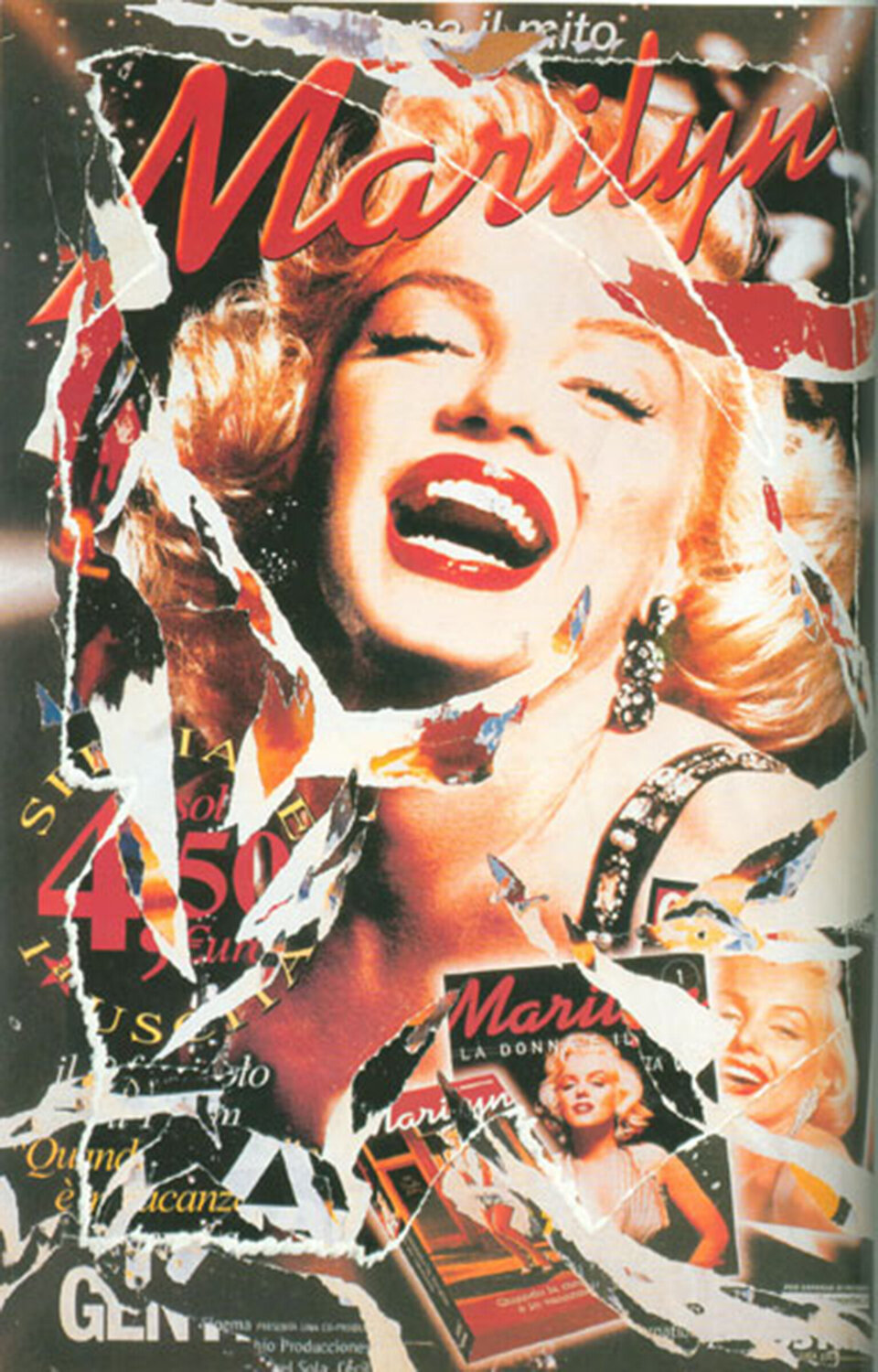 Omaggio a Marilyn (A Tribute to Marilyn) Mimmo Rotella Druck zu verkaufen