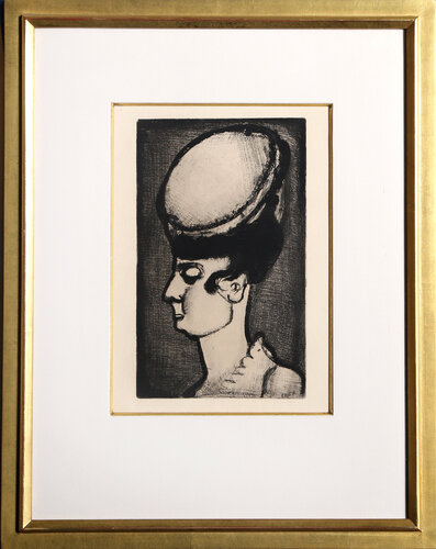 Mademoiselle Irma from Reincarnations du Pere Ubu by Georges Rouault, Print for Sale on Singulart