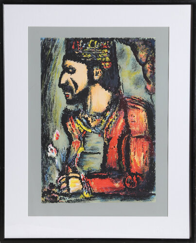 Le Roi avec Fleurs by Georges Rouault, Print for Sale on Singulart