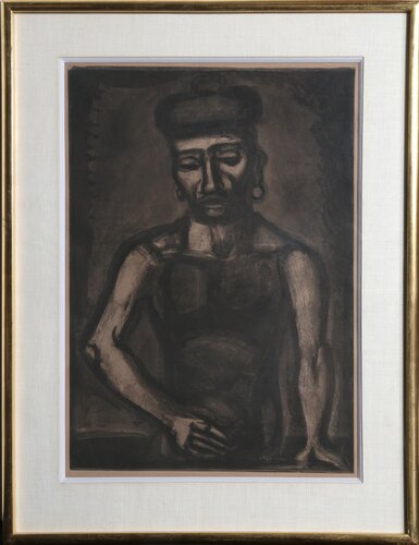  Jean-Francois ne Chante Alleluia (Jean-Francois Never Sings Alleluia) no. 25 from the Miserere et Guerre series by Georges Rouault, Print for Sale on Singulart