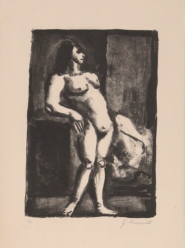 La Fille from Maitres et Petits Maitres d’Aujourd’hui by Georges Rouault, Print for Sale on Singulart