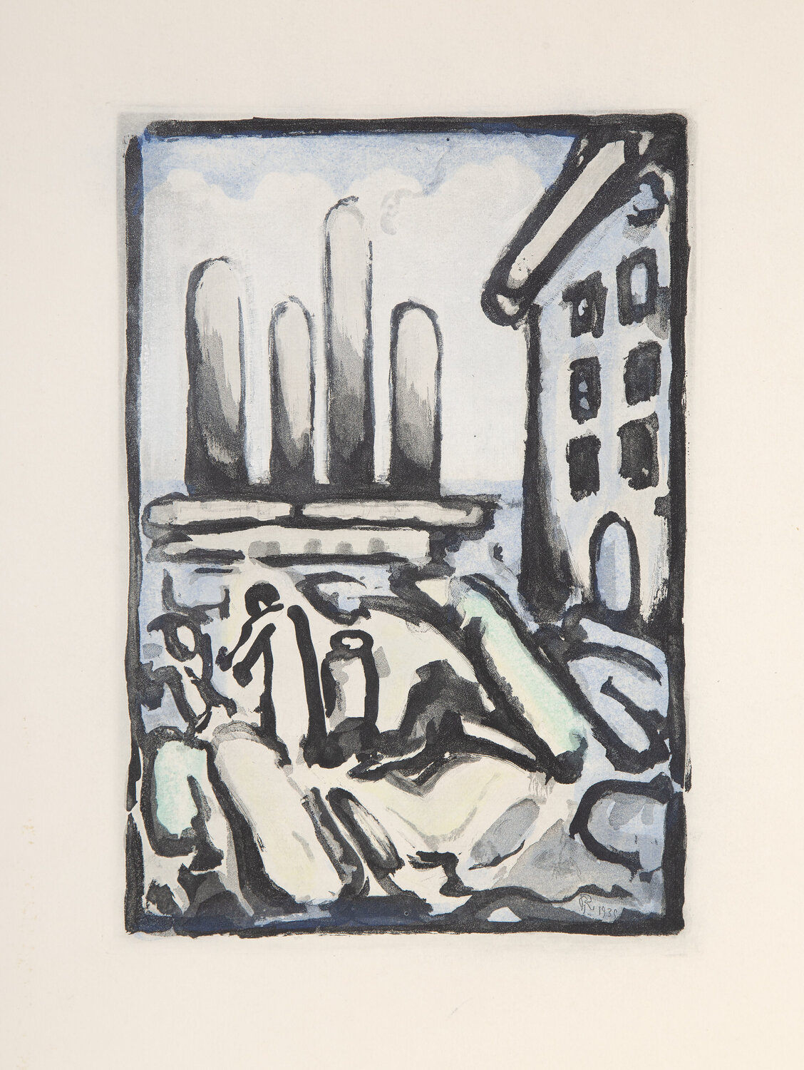 Christ Au Faubourg Georges Rouault