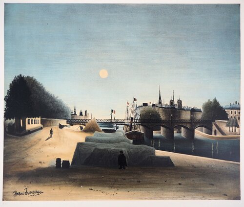 Paris Ile de la Cité et Notre Dame by Henri Rousseau, Print for Sale on Singulart