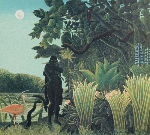 La Charmeuse de serpent by Henri Rousseau, Print for Sale on Singulart