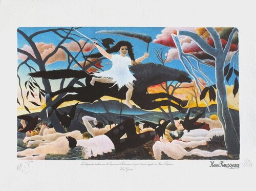 La guerre by Henri Rousseau, Print for Sale on Singulart