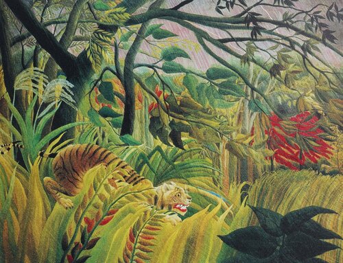 Surpris (le tigre) by Henri Rousseau, Print for Sale on Singulart