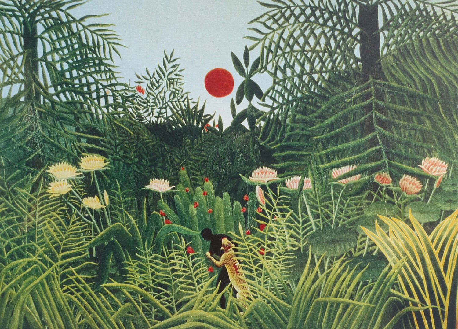 Paysage de forêt vierge Henri Rousseau Druck zu verkaufen
