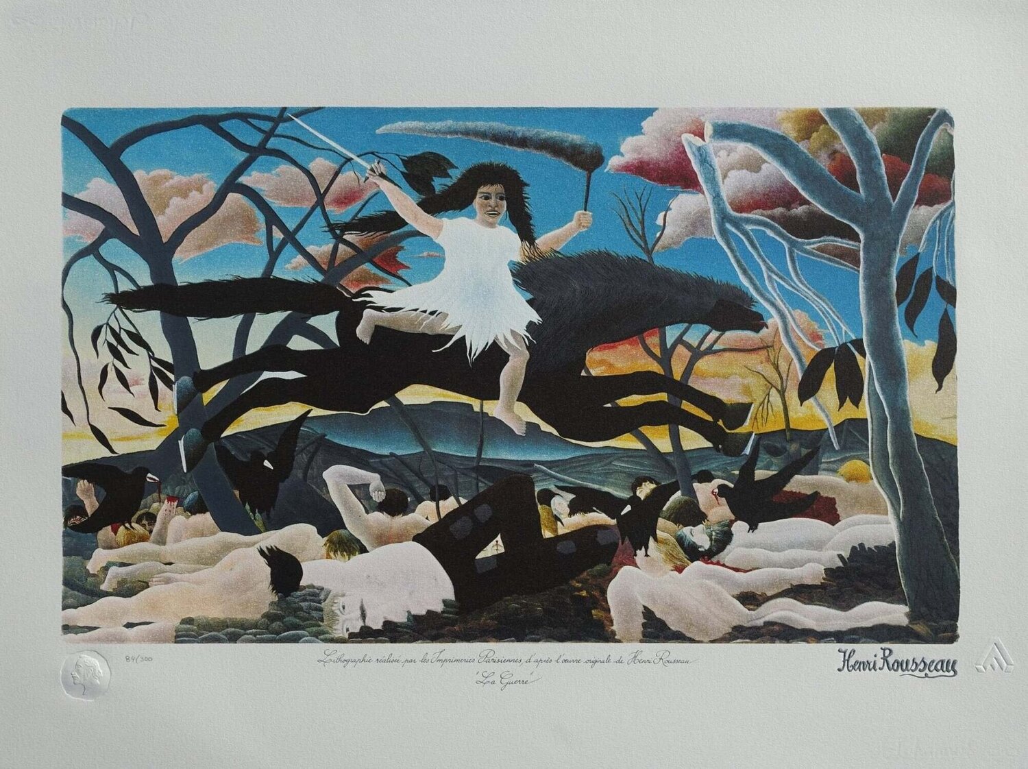 L'Apocalypse Henri Rousseau Print for sale