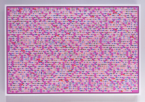 En Paysage dans l'ile Saint-Martin, Monet, According to ChatGPT van Josh Rowell, Schilderij te koop op Singulart