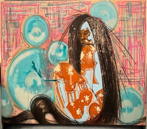 Baby Girl, No Woman, No Cry, Scribz by Rozeal, 기타 매체 for Sale on Singulart