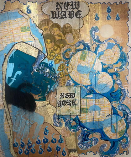 REDEEM THE TIME! - New Wave, NEW YORK by Rozeal, 회화 for Sale on Singulart