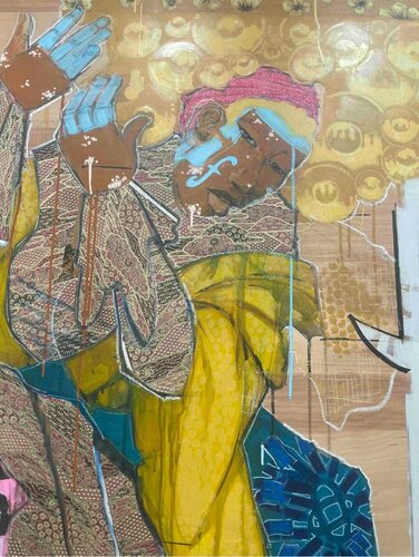 “Ms. Annie Minerva Turnbo Malone’s Gathering of Former Rude Gyals: Strange Gods, Jezebels, Exorcism.”  by Rozeal, 회화 for Sale on Singulart