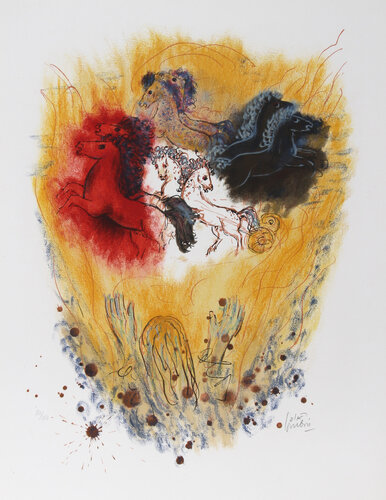 XI from Visions of the Bible by Reuven Rubin, Print for Sale on Singulart