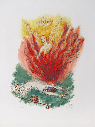 VI from Visions of the Bible by Reuven Rubin, Print for Sale on Singulart