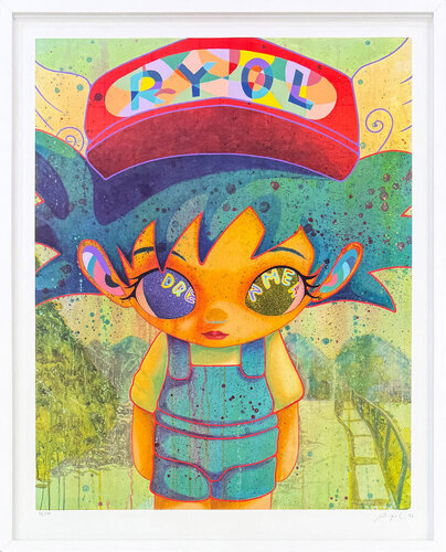 Dreamer (framed hand signed lithograph) von Laksamana Ryo, Druck kaufen auf Singulart