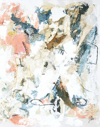 Glimps of Mediterranean spring van Isabelle Fournet, Schilderij te koop op Singulart